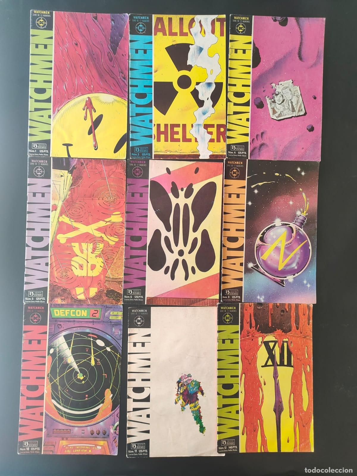 C&oacute;mics: WATCHMEN NUMEROS 1,3,4,5,6,9,10,11,12