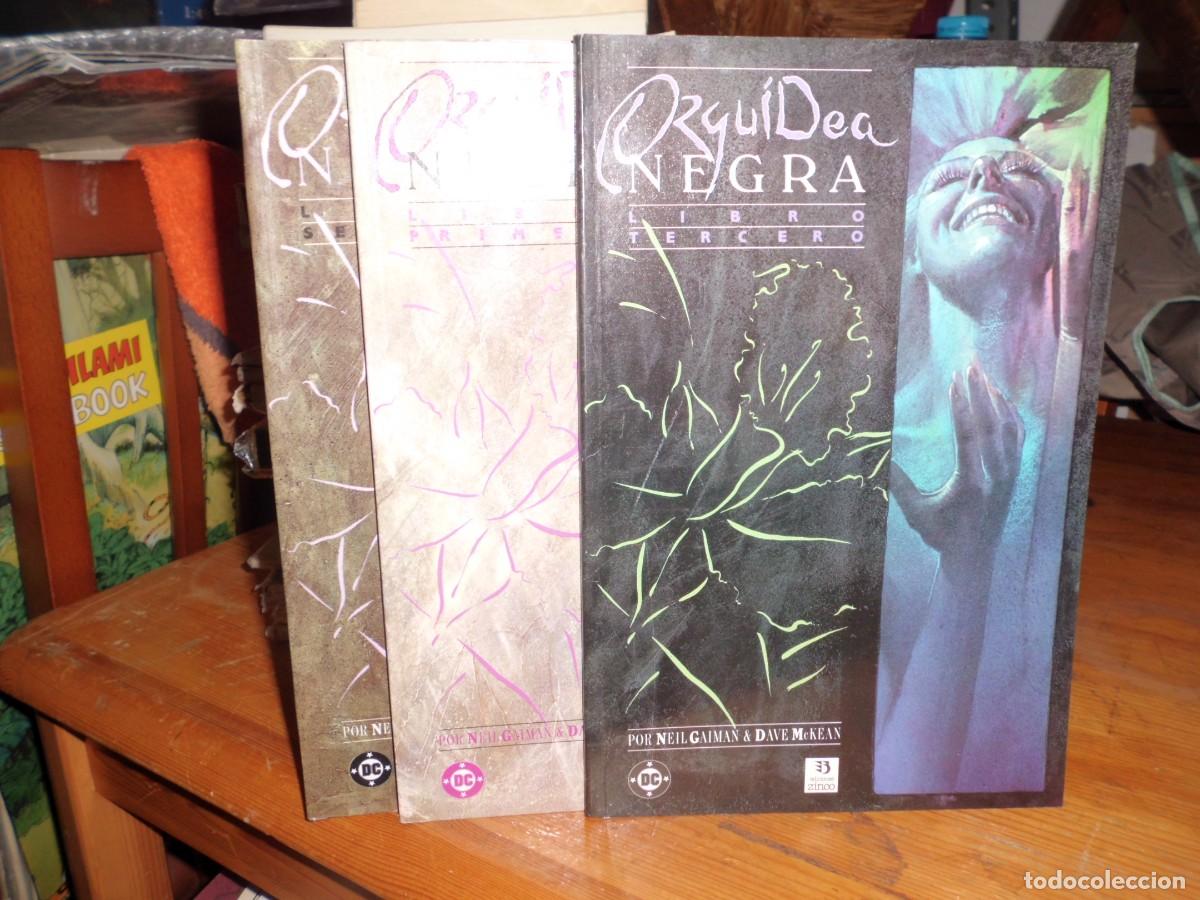 C&oacute;mics: ORQUIDEA NEGRA GAIMAN Y MCKEAN COMPLETA 3 N&ordm;
