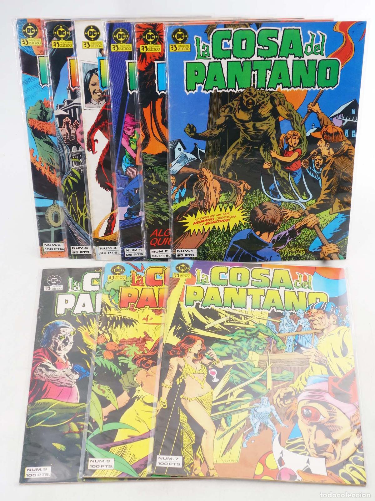 C&oacute;mics: LA COSA DEL PANTANO VOL. 1 1 A 9. COMPLETA. Zinco, 1984