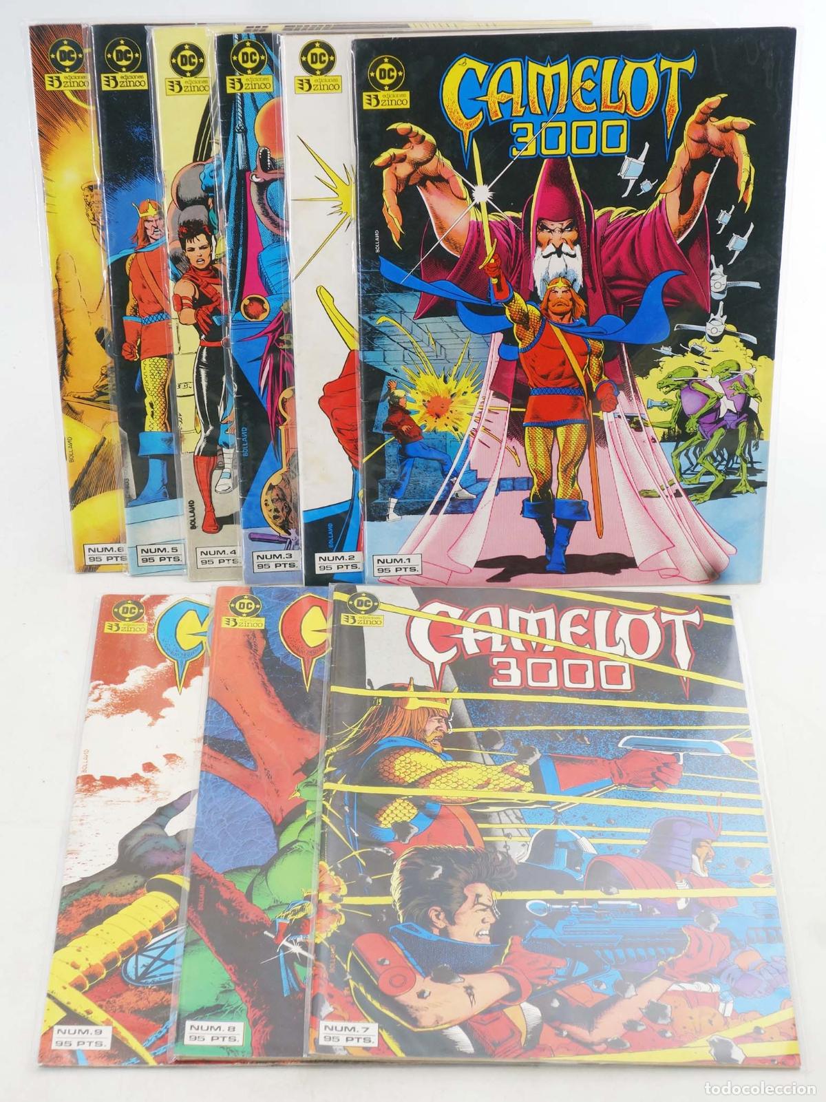 C&oacute;mics: CAMELOT 3000 1 A 9. COMPLETA. Zinco, 1984