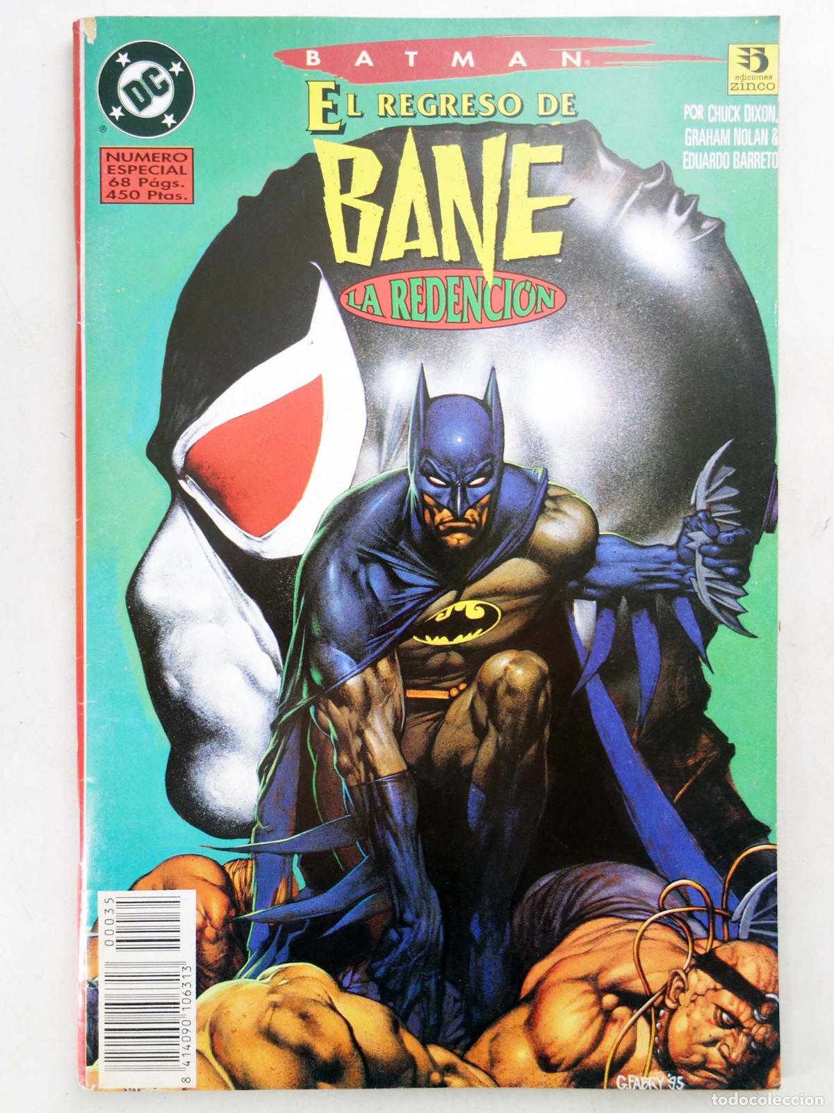 C&oacute;mics: BATMAN. EL REGRESO DE BANE. LA REDENCI&Oacute;N (Chuck Dixon) Zinco, 1996