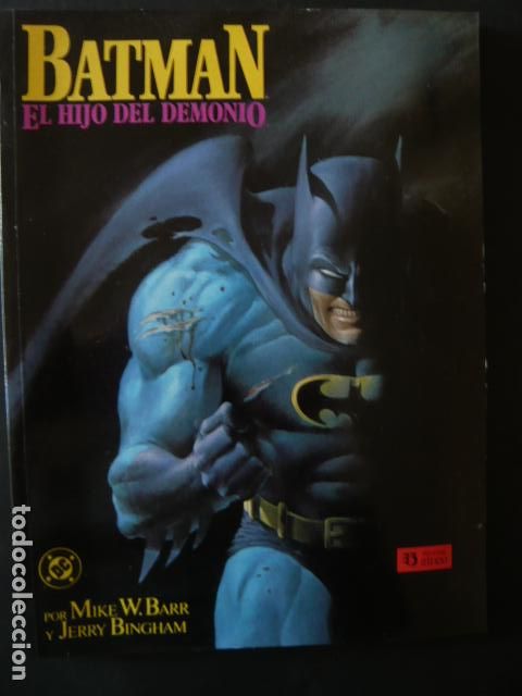C&oacute;mics: BATMAN EL HIJO DEL DEMONIO POR MIKE W. BARR Y JERRY BINGHAM EDICIONES ZINCO