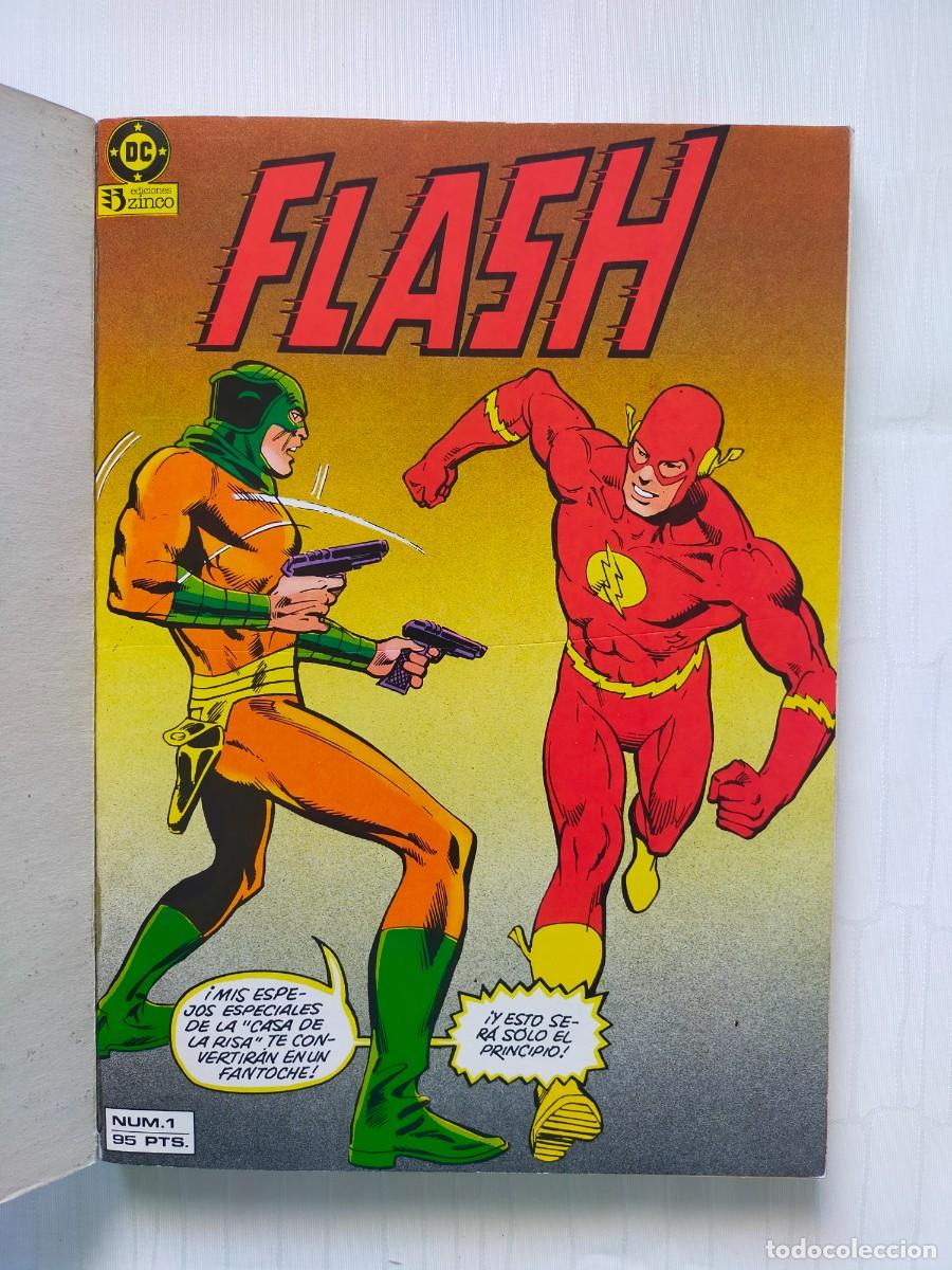 C&oacute;mics: FLASH Retapado con los N&uacute;meros 1, 2, 3, 4 y 5 - Ediciones Zinco. - Foto 2