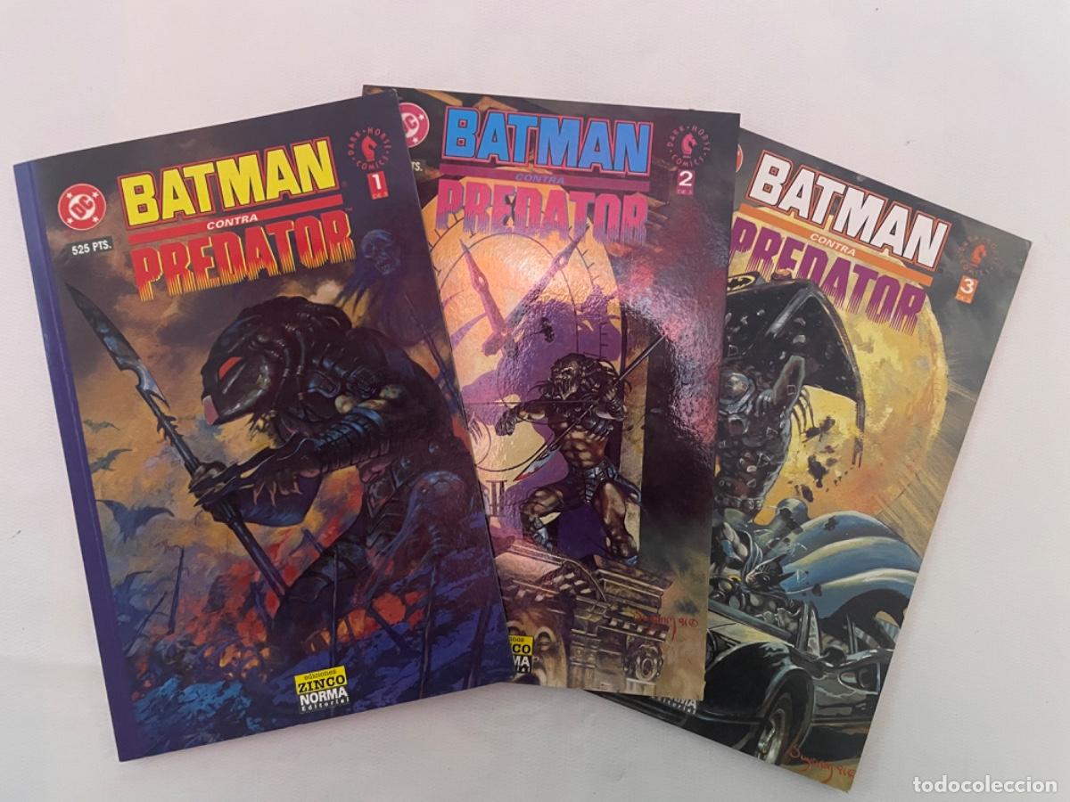 C&oacute;mics: Batman contra Predator (completa 1-3, ediciones Zinco, NORMA) PERFECTO ESTADO