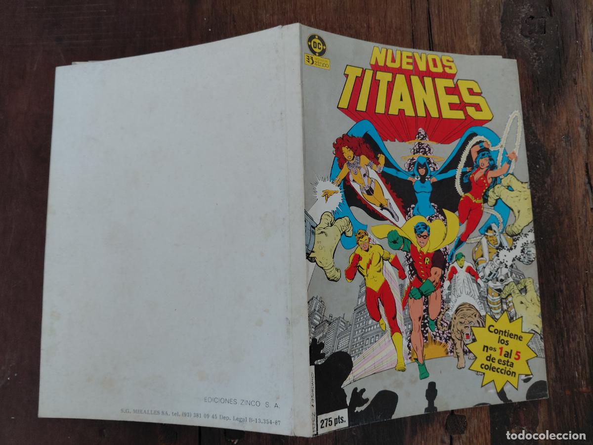 C&oacute;mics: Los Nuevos Titanes vol. 1 Zinco Retapado N&ordm; 1 al 5
