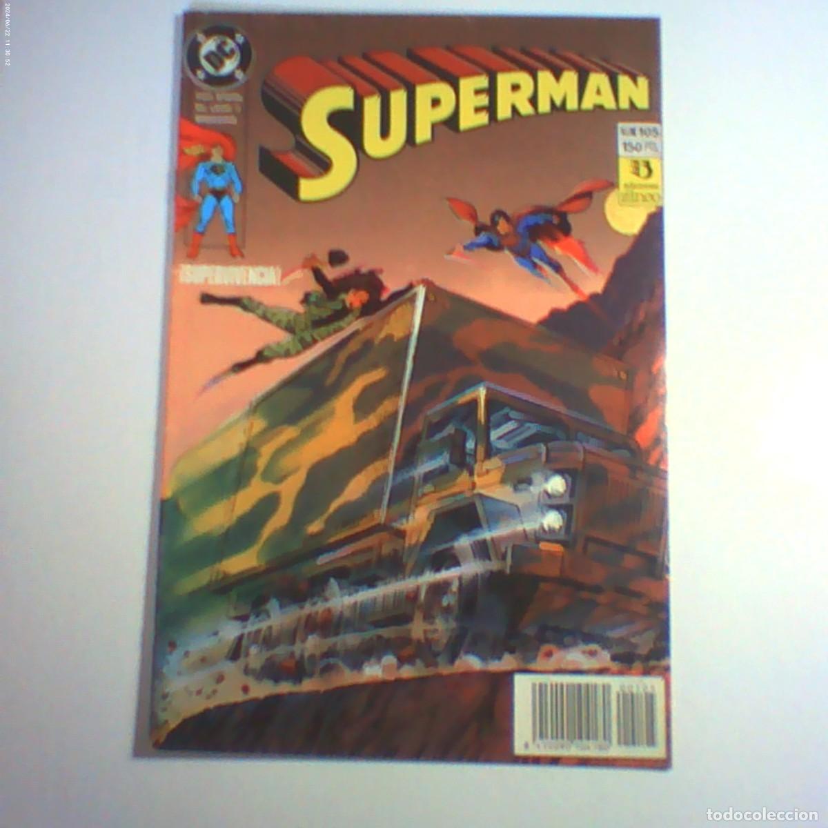 C&oacute;mics: superman n&ordm; 105. ediciones zinco 1990 (seminuevo) - Foto 1