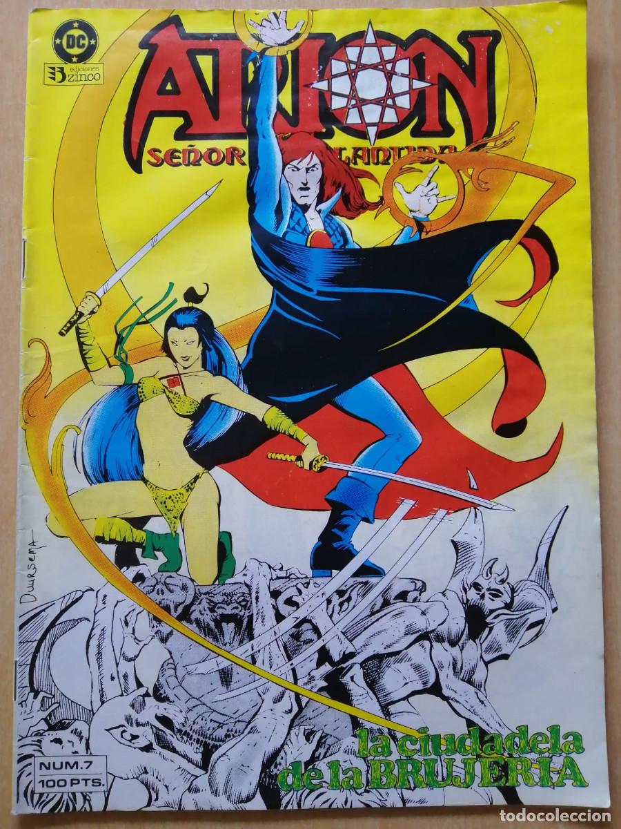 C&oacute;mics: DC Comics ARI&Oacute;N, SE&Ntilde;OR DE ATL&Aacute;NTIDA, 7, 8 Zinco, 1984 - Foto 2