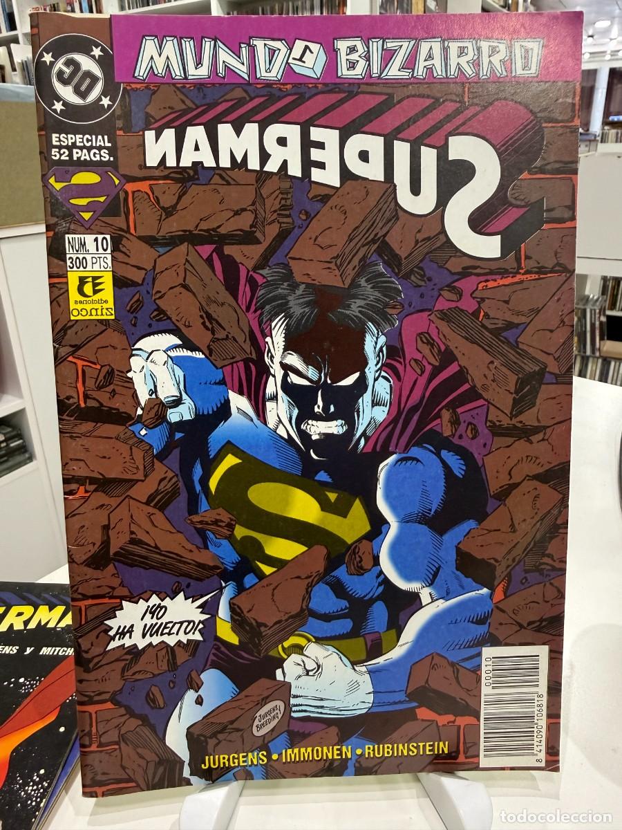 C&oacute;mics: Superman n&ordm; 10 &ndash; Mundo Bizarro &ndash; Ediciones Zinco (1994)