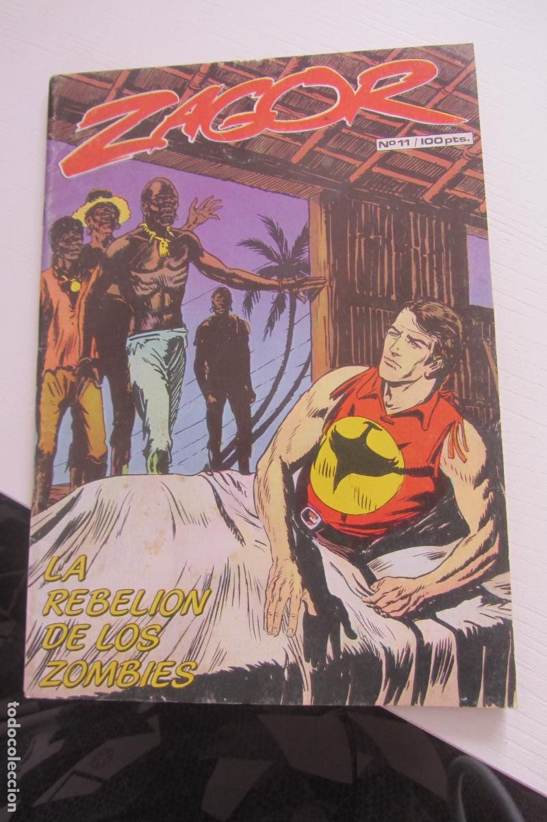 C&oacute;mics: ZAGOR N&ordm; 11 - LA REBELI&Oacute;N DE LOS ZOMBIES - 24 X 17 - ZINCO 1982 arx144