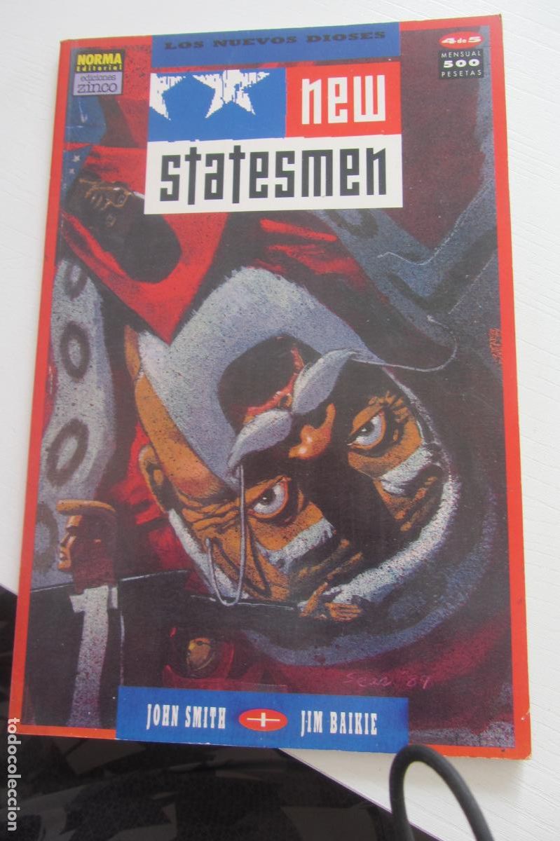 C&oacute;mics: NEW STATESMEN - LOS NUEVOS DIOSES N&ordm; 4 / JOHN SMITH / NORMA / ZINCO arx144