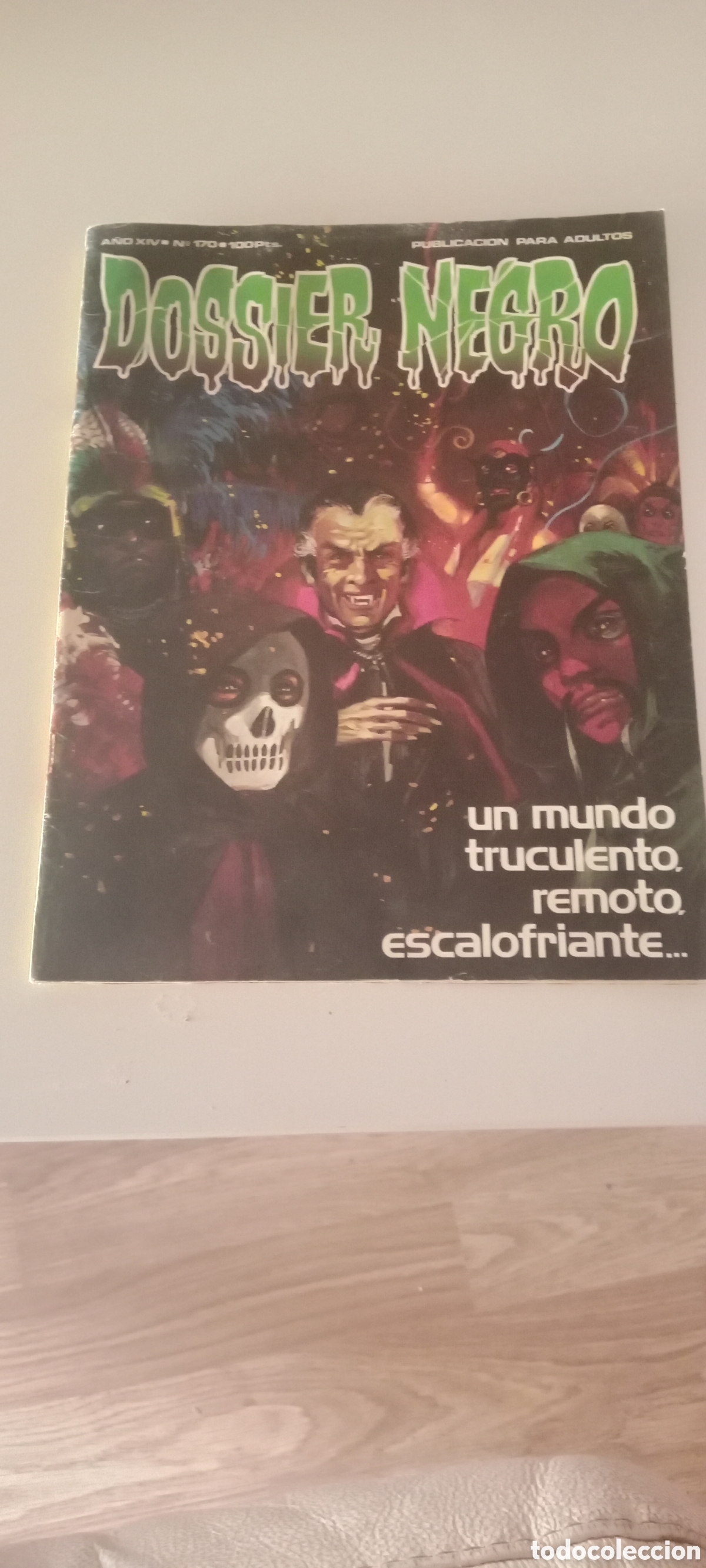C&oacute;mics: Dossier Negro revista para adultos n&deg;170 , a&ntilde;os 80. Ediciones Zinco.