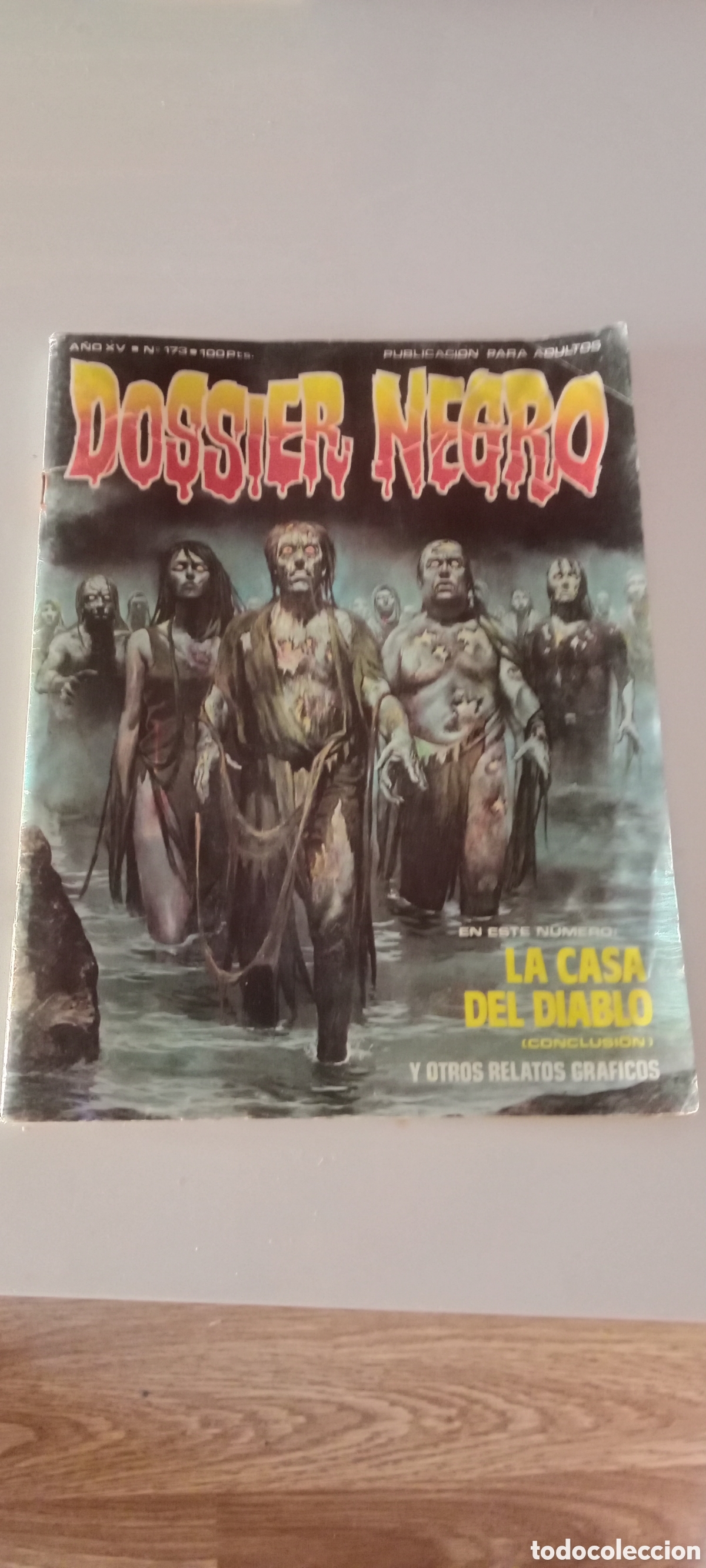 C&oacute;mics: Dossier Negro revista Comic n&deg;173 , a&ntilde;os 80 Ediciones Zinco.