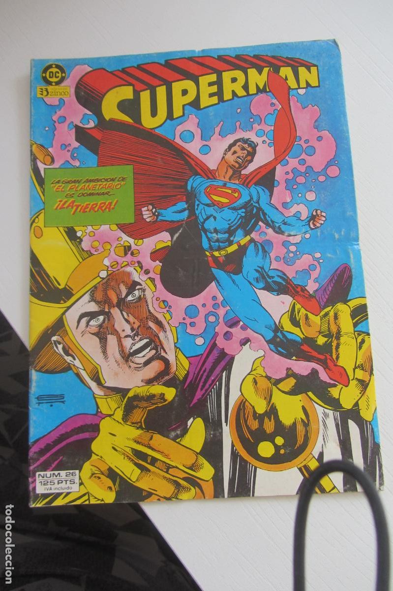 C&oacute;mics: SUPERMAN V.1 EL HOMBRE DE ACERO N&ordm; 26 DC ZINCO 36 PAGINAS 1986 arx146