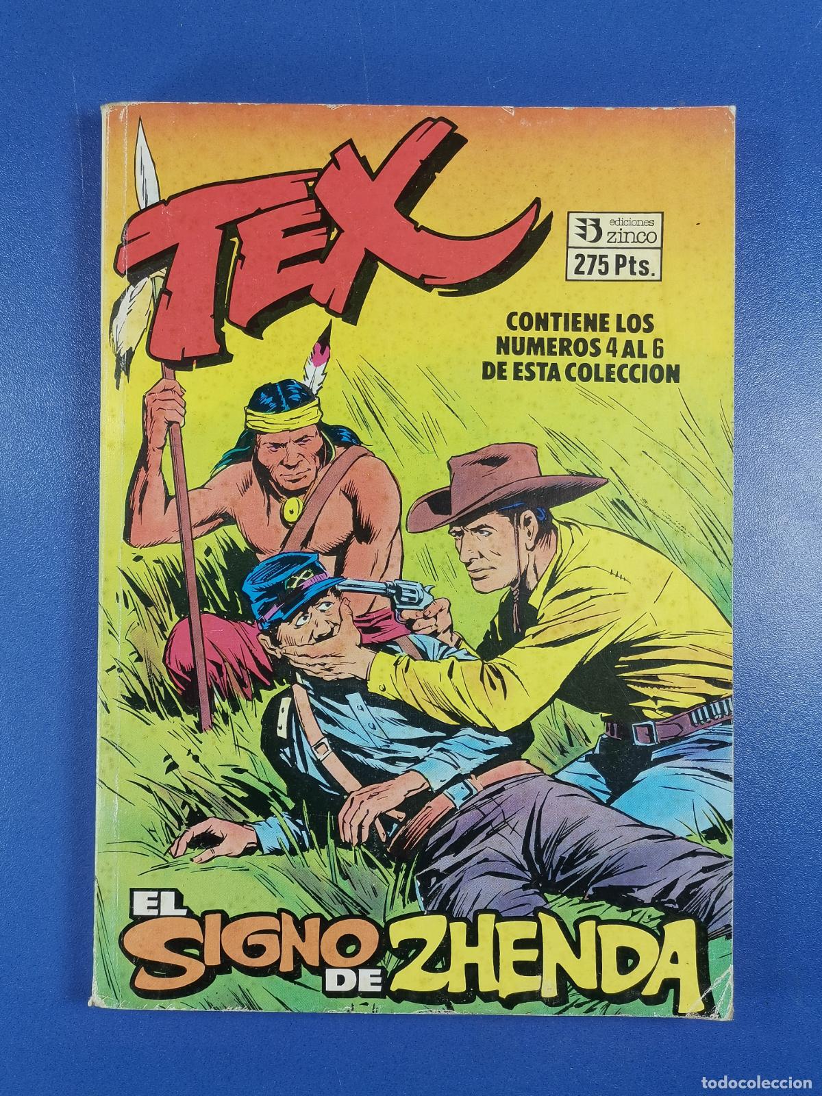 C&oacute;mics: TEX - EL SIGNO DE ZHENDA - n&ordm; 4 al 6 - Ediciones Zinco