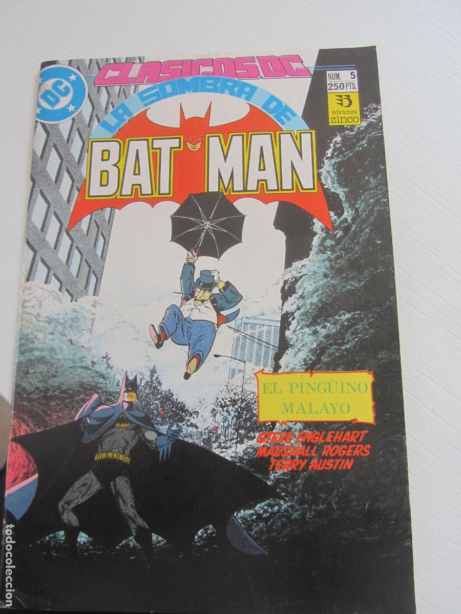 C&oacute;mics: CL&Aacute;SICOS DC. LA SOMBRA DE BATMAN. N&ordm; 5. ZINCO arx153