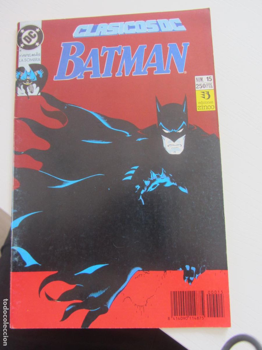 C&oacute;mics: CL&Aacute;SICOS DC. LA SOMBRA DE BATMAN. N&ordm; 15 ZINCO arx153
