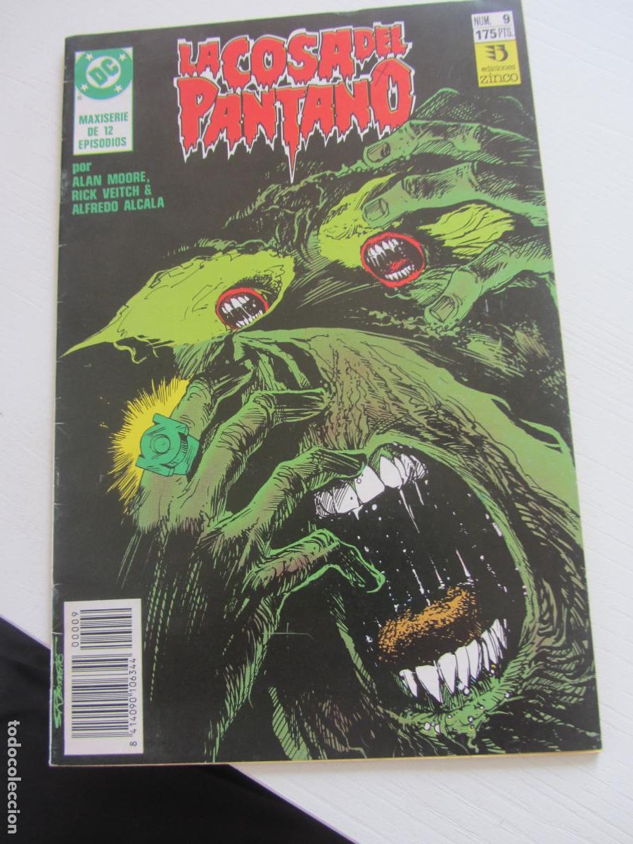 C&oacute;mics: LA COSA DEL PANTANO VOL. 3 N&ordm; 9 ZINCO - A&Ntilde;O 1988 - ALAN MOORE ZINCO - BUEN ESTADO arx153