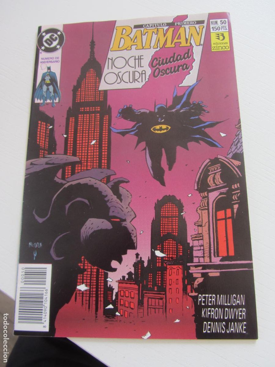 C&oacute;mics: BATMAN - N&ordm; 50 - NOCHE OSCURA CIUDAD OSCURA 1991 ZINCO DC buen estado arx152