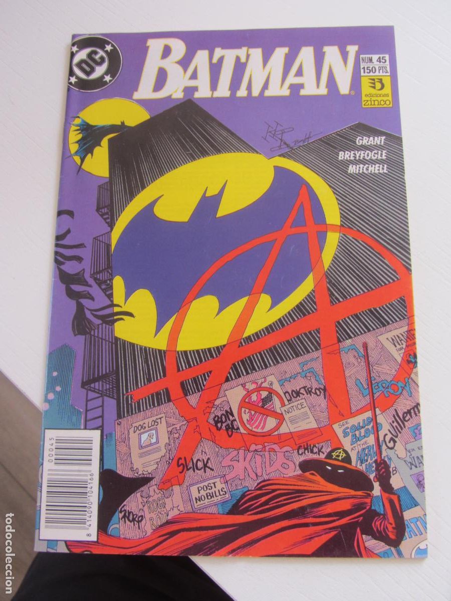 C&oacute;mics: BATMAN - N&ordm; 45 1991 ZINCO DC buen estado arx152
