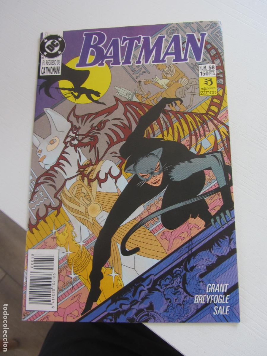 C&oacute;mics: BATMAN - N&ordm; 58 1991 ZINCO DC buen estado arx152