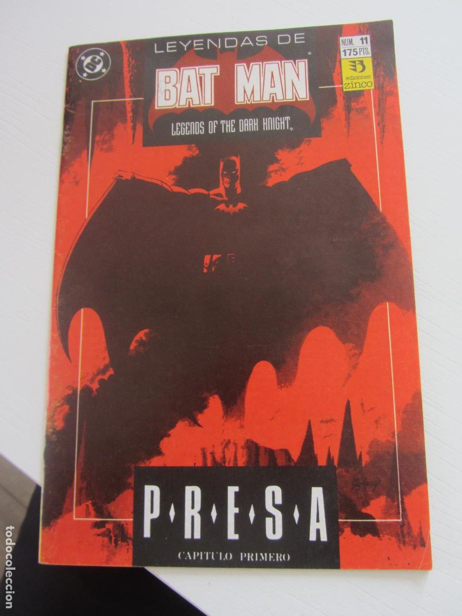 C&oacute;mics: LEYENDAS DE BATMAN - N&ordm; 11 ZINCO DC buen estado arx152