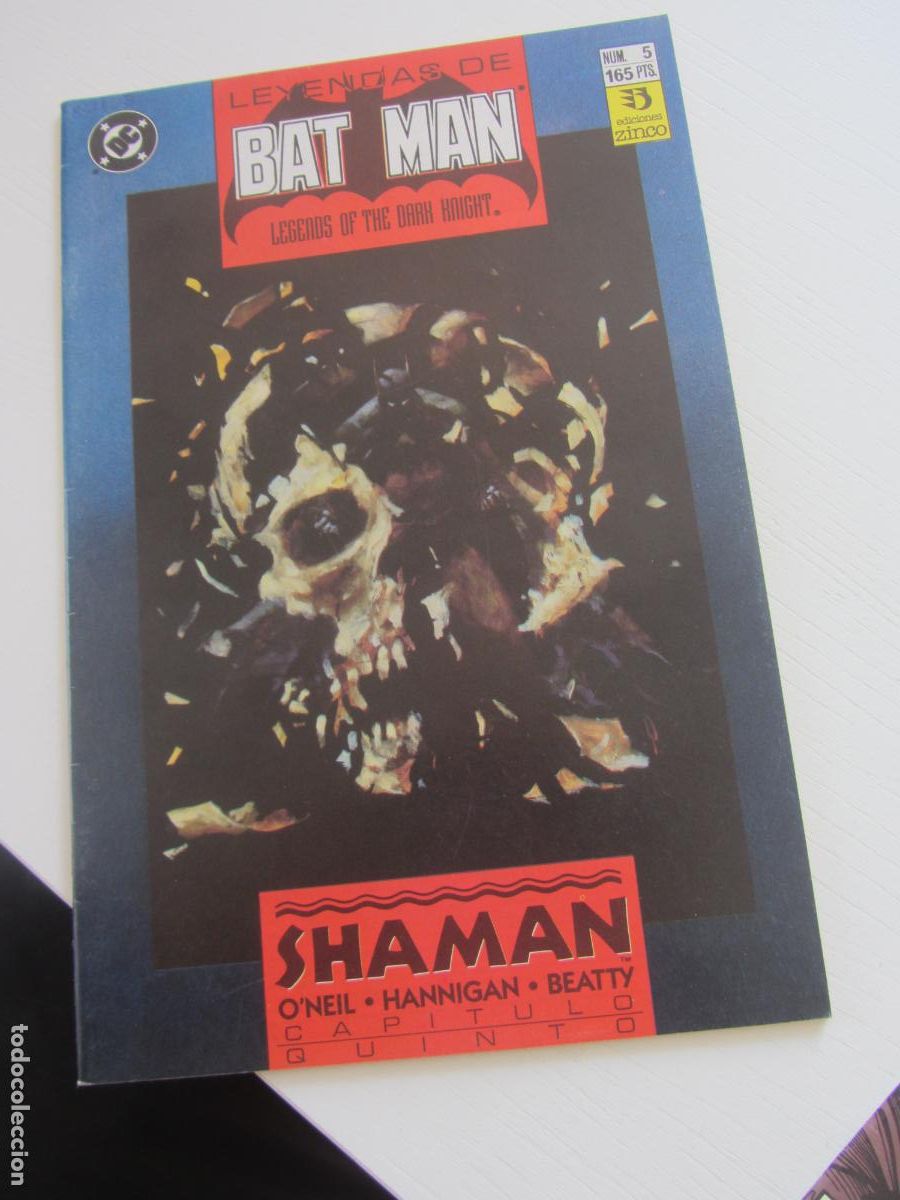 C&oacute;mics: LEYENDAS DE BATMAN N&ordm; 5 LEGENDS OF THE DARK NIGHT : SHAMAN 1990/1993 ZINCO DC buen estado arx152