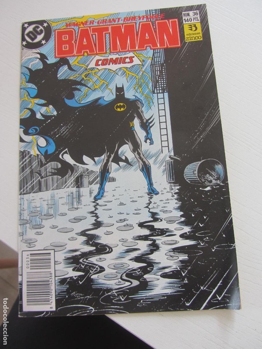 C&oacute;mics: BATMAN N&ordm; 36. VOL. 2. DC COMICS. EDICIONES ZINCO buen estado arx152