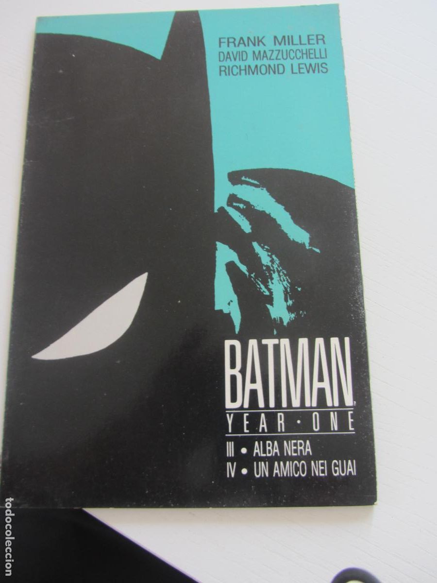C&oacute;mics: BATMAN YEAR ONE III IV MILLER MAZZUCCHELLI EN ITALIANO BUEN ESTADO arx154