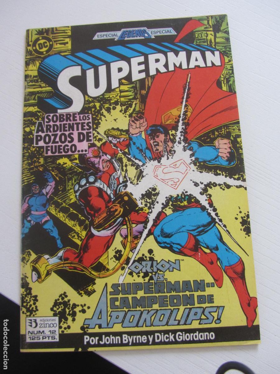 C&oacute;mics: SUPERMAN VOLUMEN 2 N&ordm; 12 ZINCO DC BUEN ESTADO arx154
