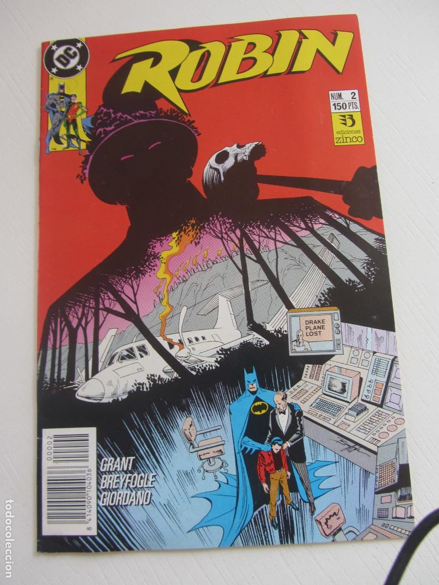 C&oacute;mics: ROBIN N&ordm; 2 - GRANT/ BREYFOBLE - ZINCO DC COMICS ARX156 - Foto 1