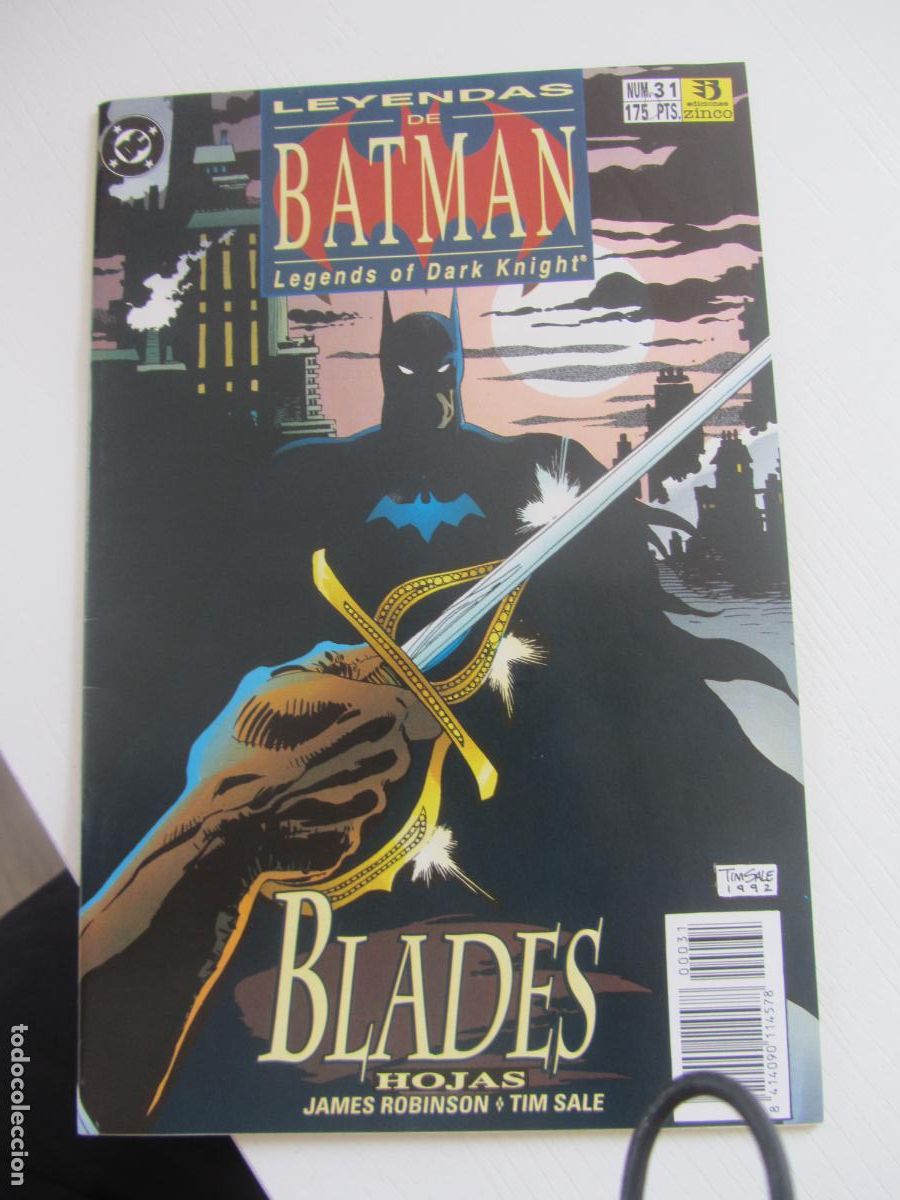 C&oacute;mics: LEYENDAS DE BATMAN N&ordm; 31 - BLADES ZINCO DC COONSERVA POSTER BATMAN 423 ARX156