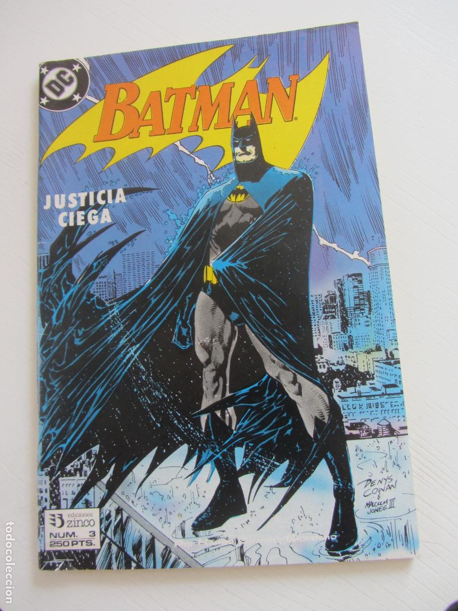 C&oacute;mics: BATMAN N.&ordm; 3 JUSTICIA CIEGA ZINCO DC BUEN ESTADO ARX156