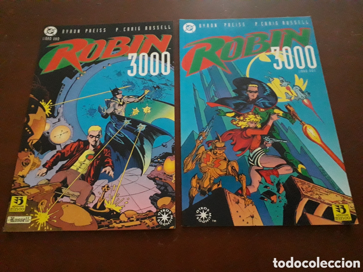 C&oacute;mics: ROBIN 3000. ELSEWORDS. DOS TOMOS. COMPLETA. CRAIG RUSSELL - Foto 1