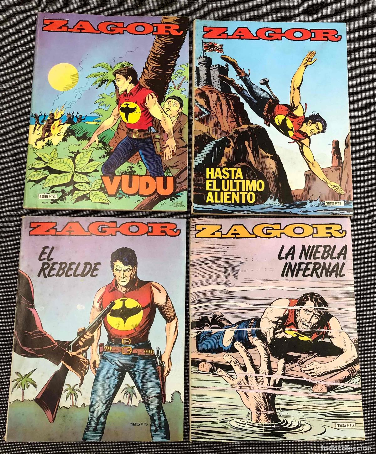 C&oacute;mics: ZAGOR N&ordm; 5-6-8-9, ZINCO 1982 - Foto 1