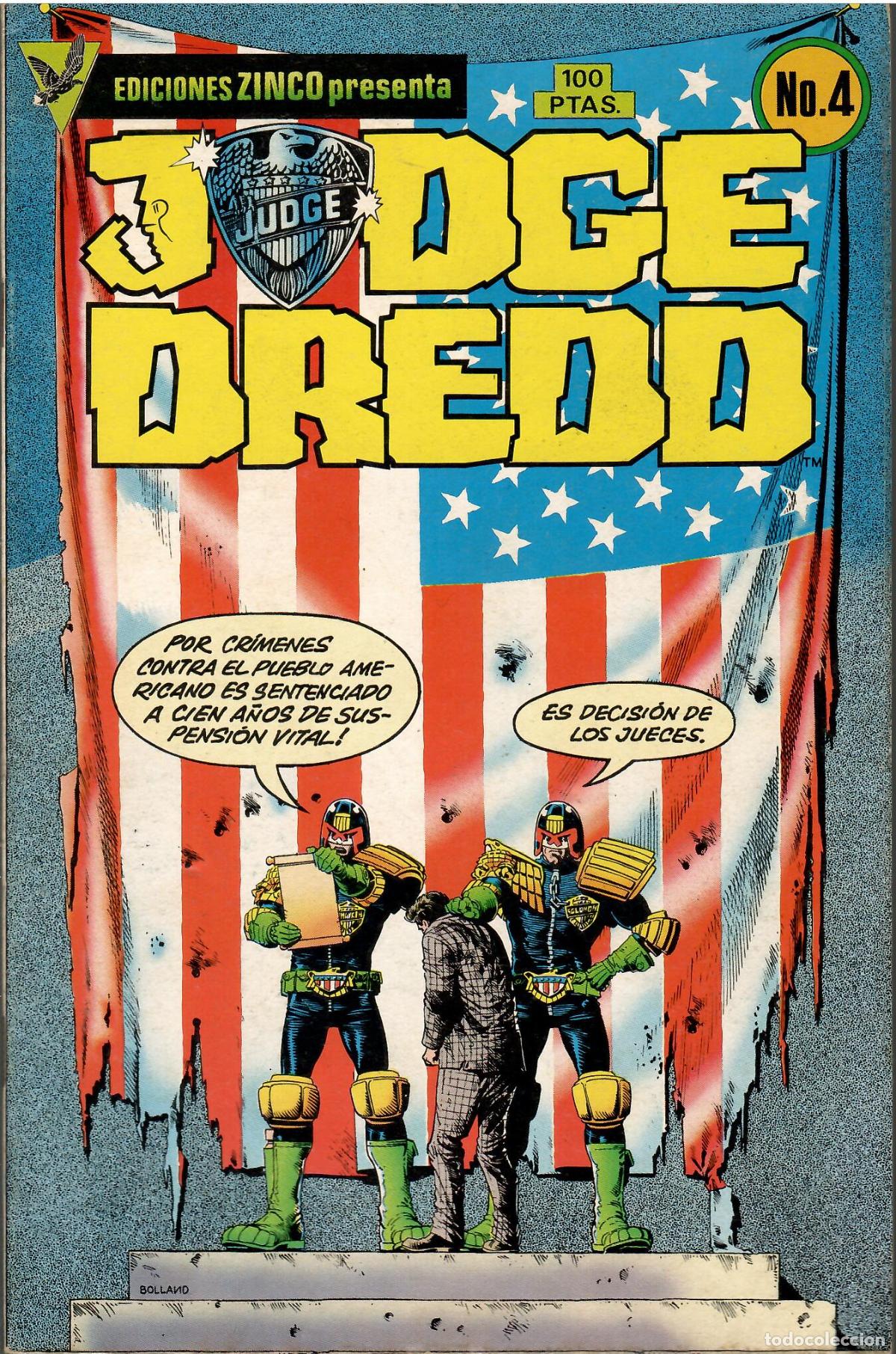 C&oacute;mics: Comic Juez Dredo (Judge Dredd), n&ordm; 4 - Ediciones Zinco - Foto 1