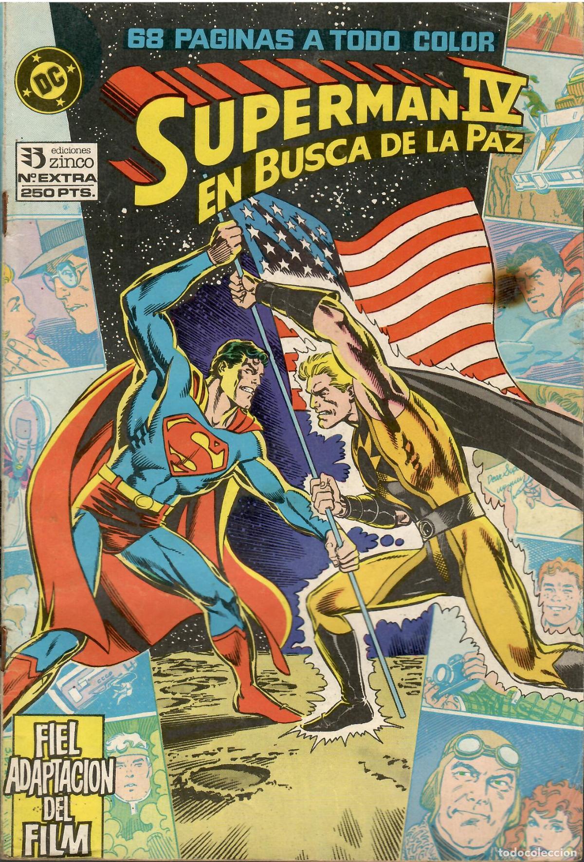C&oacute;mics: Comic Superman IV. En busca de la paz (Adaptacion de la pelicula) - Ediciones Zinco, n&ordm; extra