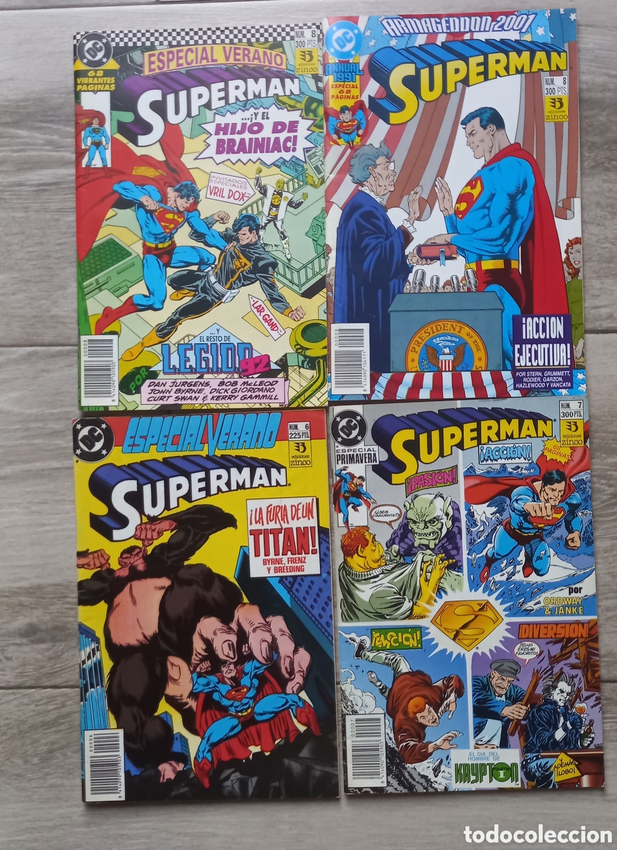 C&oacute;mics: Lote 118 c&oacute;mic Superman. Ediciones Zinco - Foto 5