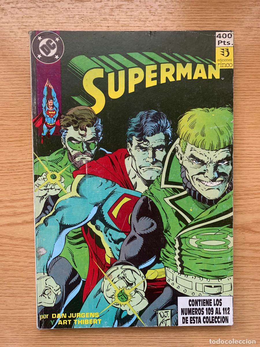 C&oacute;mics: Superman n&ordm;s 109 110 111 y 112 en Tomo Retapado - Buen Estado