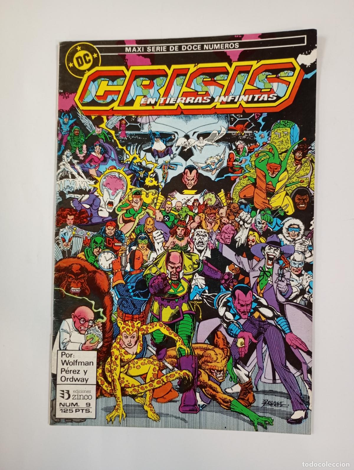 C&oacute;mics: CRISIS EN TIERRAS INFINITAS N&ordm; 8. EDICIONES ZINCO. TDKR93 - Foto 1