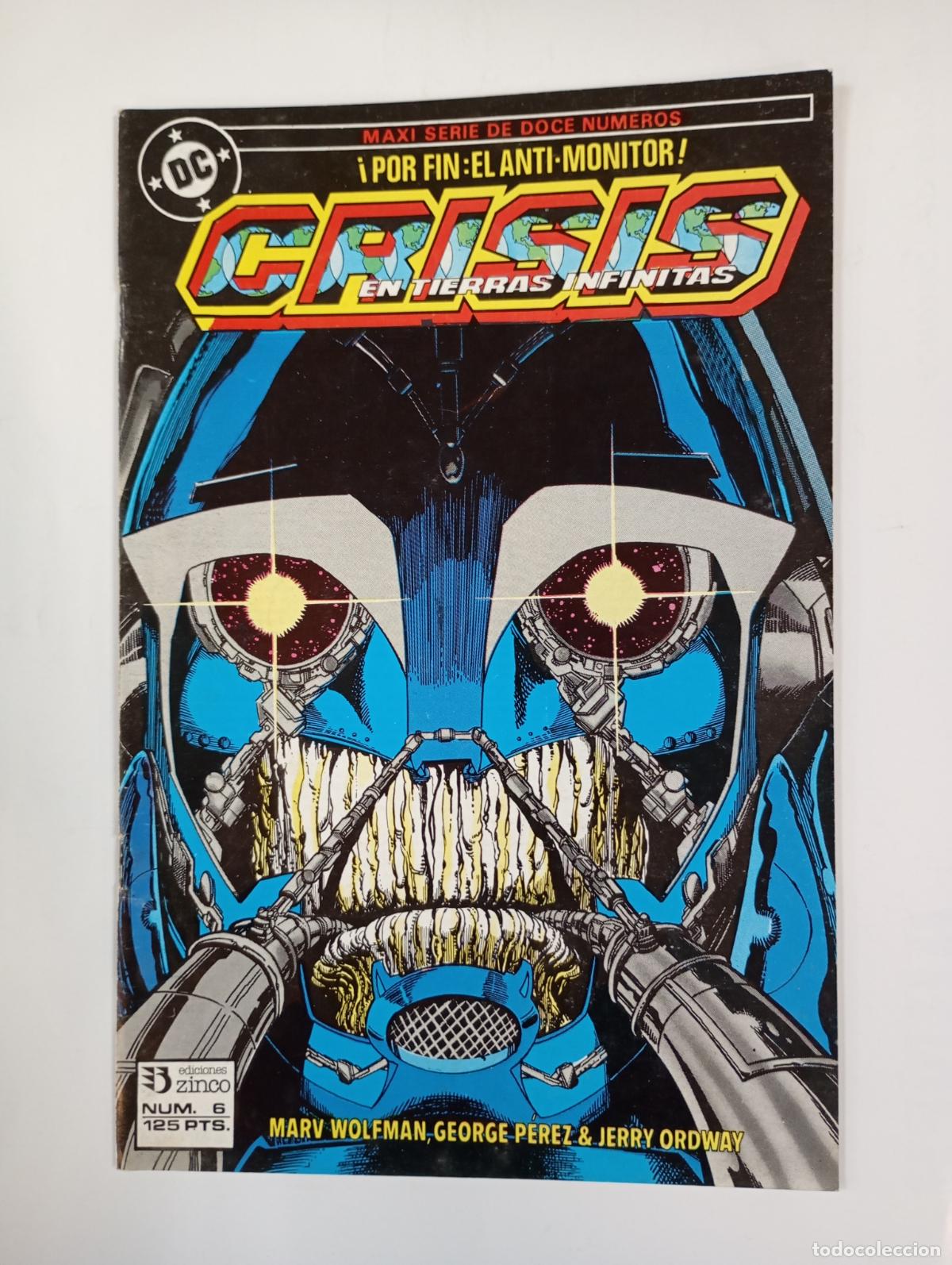 C&oacute;mics: CRISIS EN TIERRAS INFINITAS N&ordm; 6. EDICIONES ZINCO. TDKR93 - Foto 1