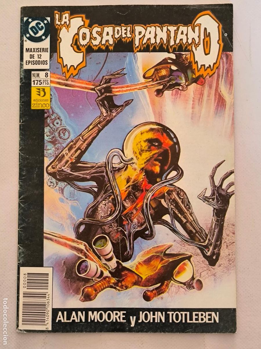 C&oacute;mics: LA COSA DEL PANTANO N&ordm; 8 - ALAN MOORE - DC - ZINCO (GO)