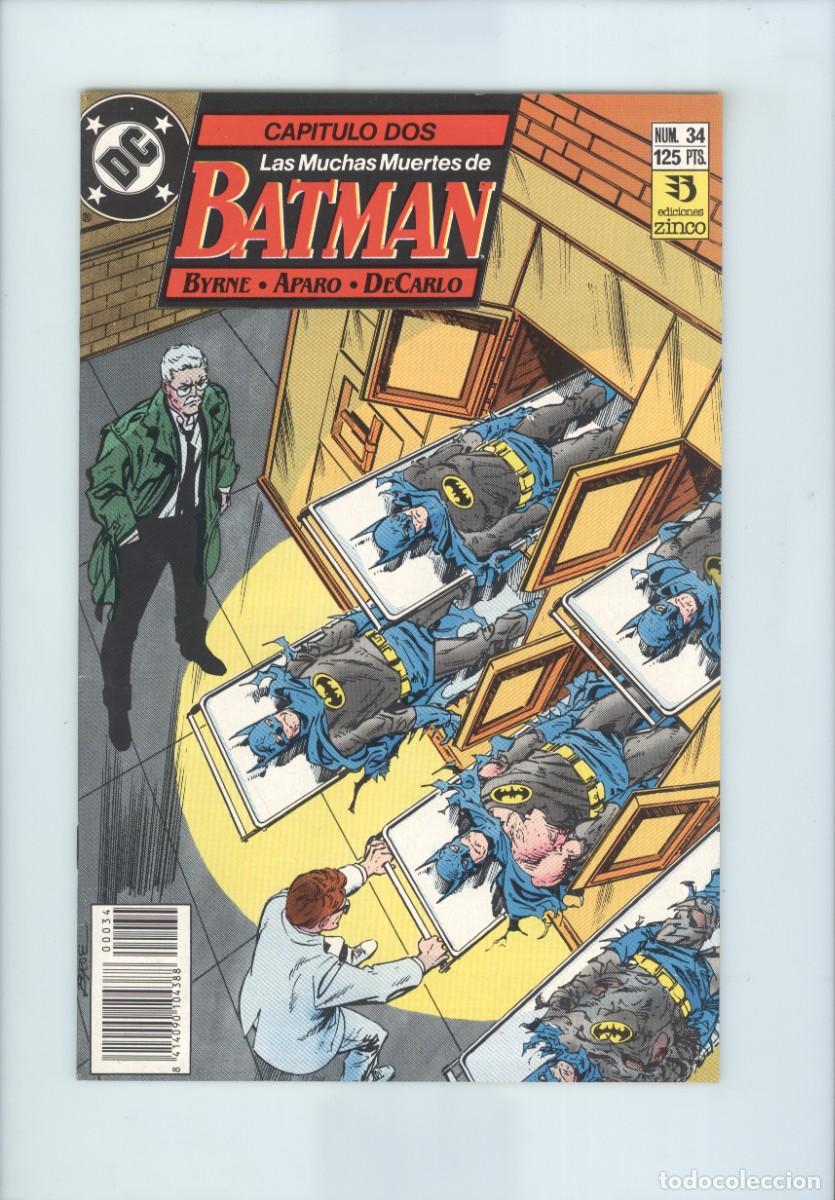 Comics: Zinco. Batman. 34. Byrne. Aparo. Decarlo.