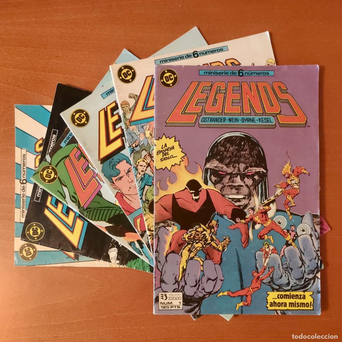 C&oacute;mics: LEGENDS Completa 6 N&ordm;. Ediciones Zinco