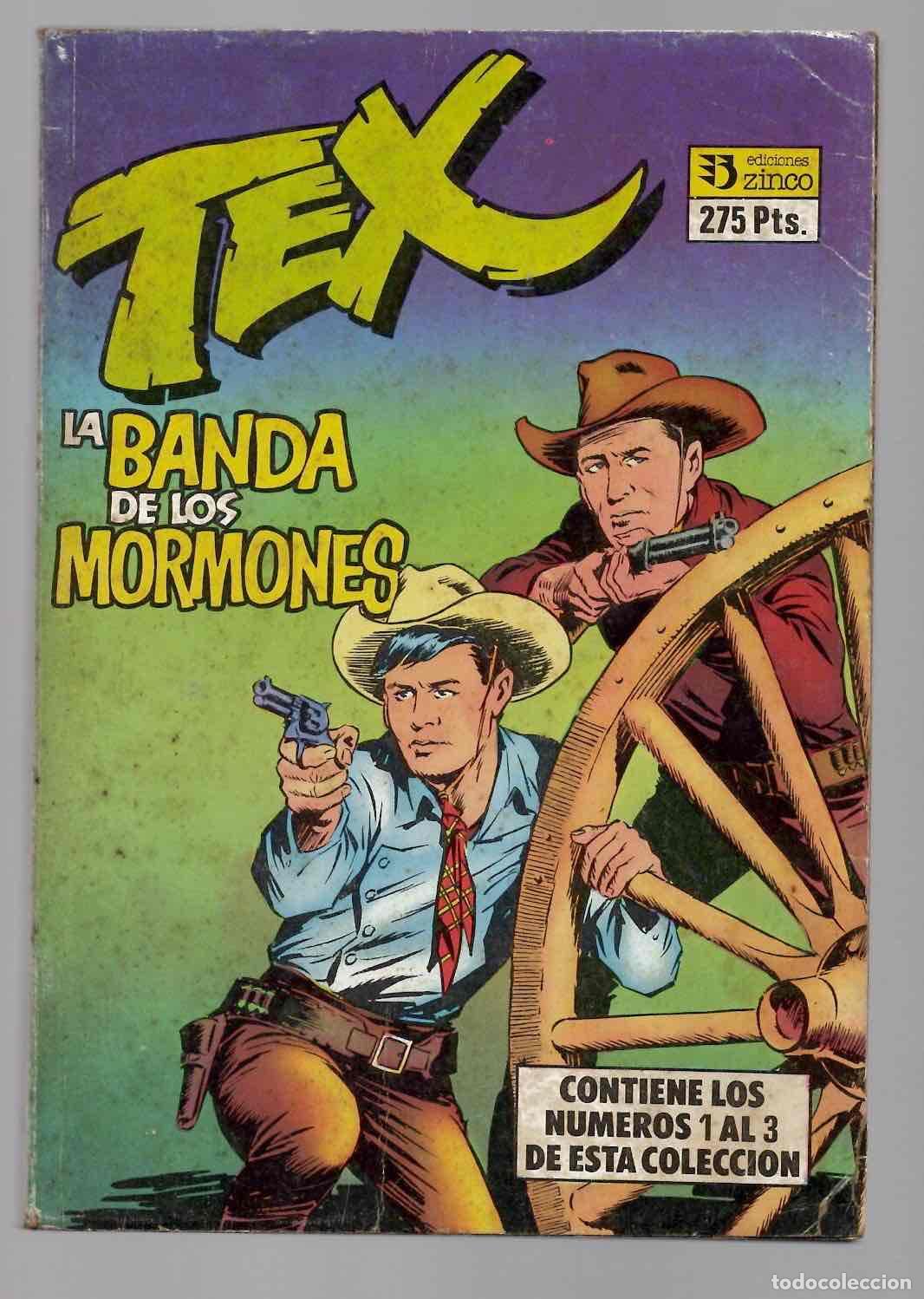 C&oacute;mics: TEX 5 CONTIENE LOS N&ordm; 1 AL 3 DE ESTA COLECCION. ZINCO 1988