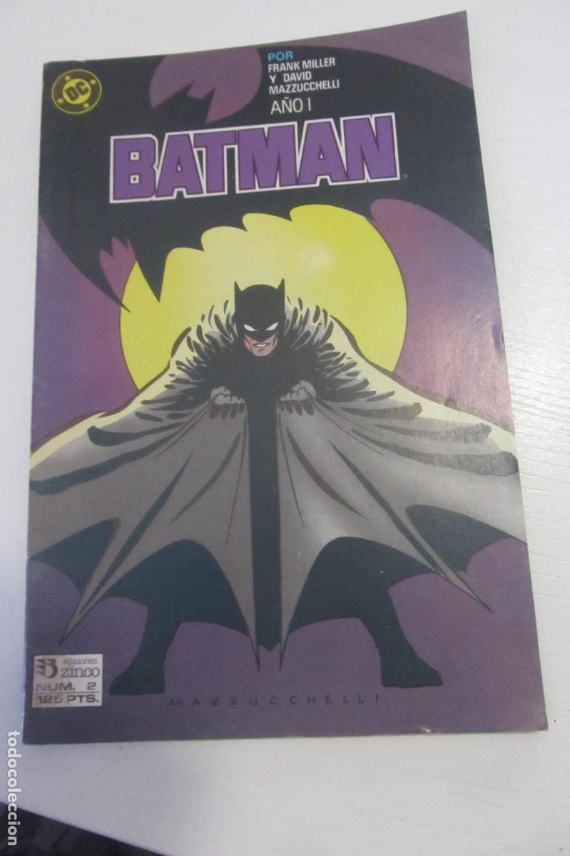 C&oacute;mics: BATMAN A&Ntilde;O UNO I DC ZINCO n&ordm; 2 POR FRANK MILLER Y DAVID MAZZUCCHELLI Arx176