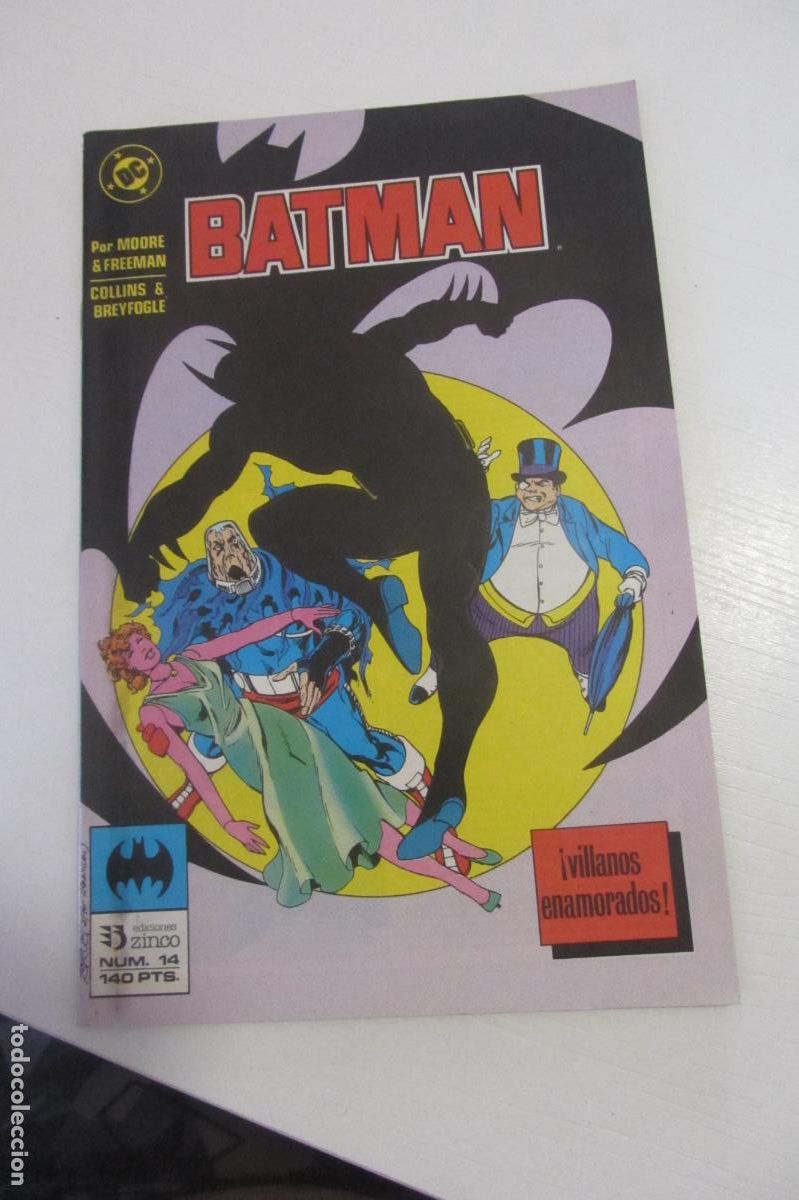 C&oacute;mics: BATMAN Vol.2 # 14 &iexcl;VILLANOS ENAMORADOS! (Alan Moore, Freeman, Collins, Breyfogle) ~ DC ZINCO Arx176