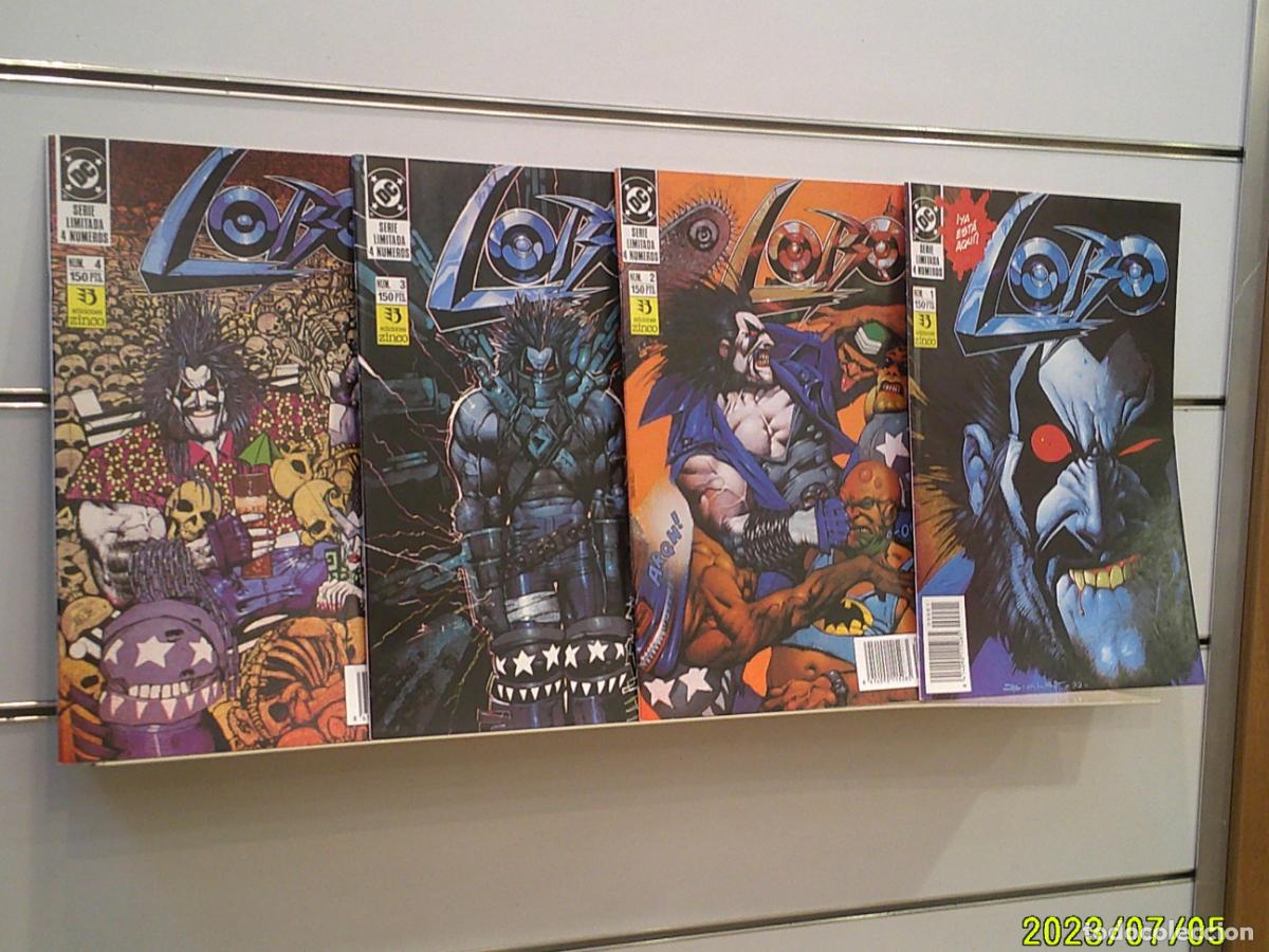 C&oacute;mics: LOBO &iexcl;YA ESTA AQUI! SEIE LIMITADA 4 NUMEROS COMPLETA DC - ZINCO