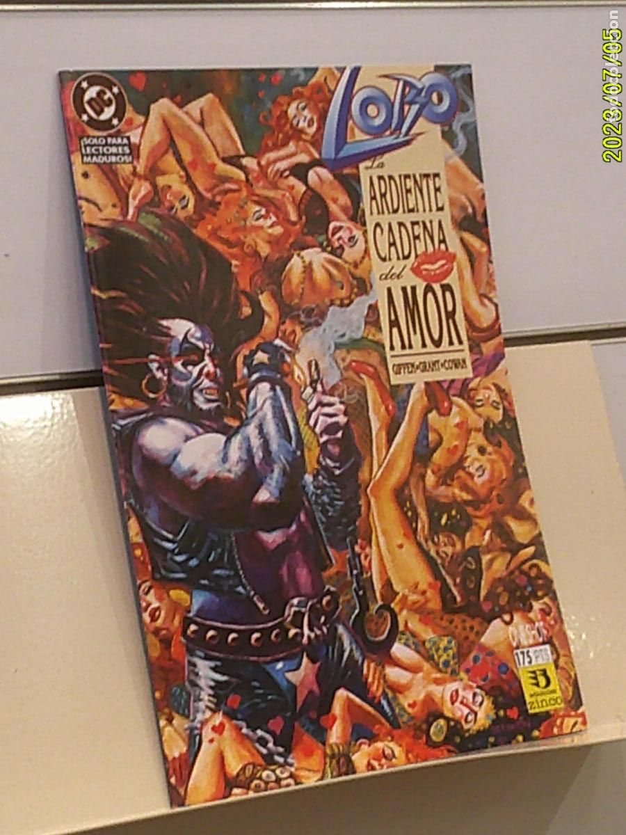 C&oacute;mics: LOBO LA ARDIENTE CADENA DEL AMOR DC - ZINCO