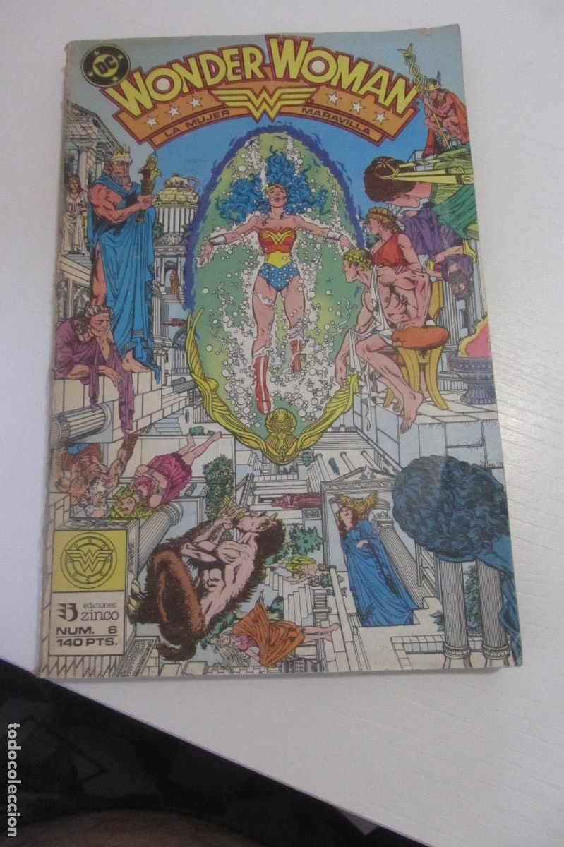 C&oacute;mics: WONDER WOMAN TOMO 2 .... del 6 al 10 ( RETAPADO 5. N&Uacute;MEROS )... ZINCO sin portada arx178