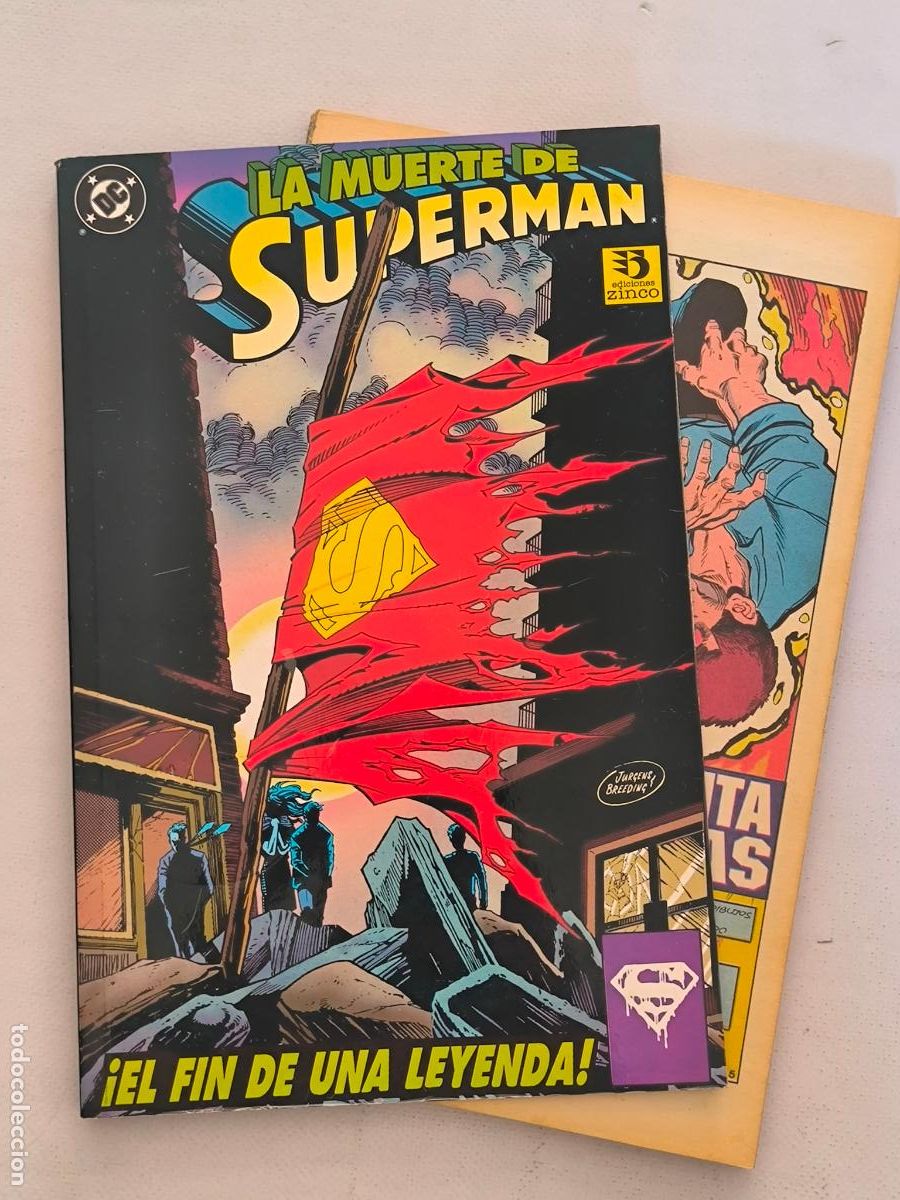 Comics: LA MUERTE DE SUPERMAN - DC - ZINCO - LEER DESCRIPCION (R2)